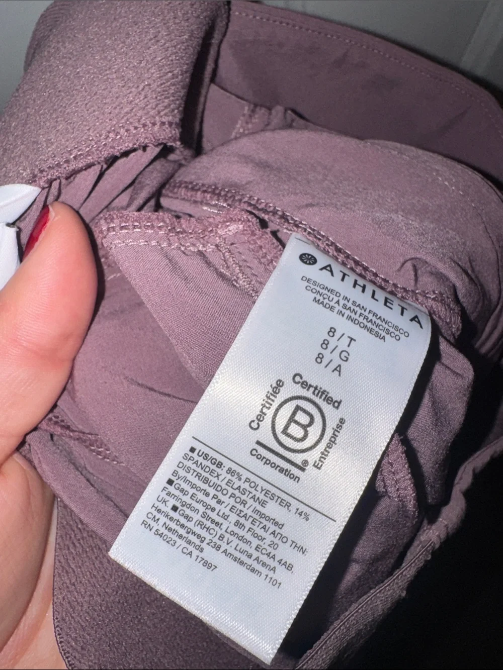 Athleta Wide Leg Pleated Pant - Picture 4 of 4